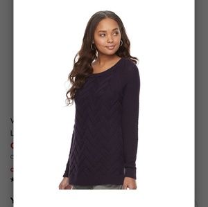 Sonoma Lattice Crewneck Sweater